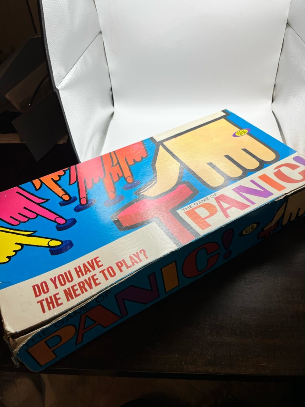 PANIC! Board Game Colorful Retro Box